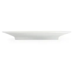 Soucoupe porcelaine blanche Olympia - Lot de 6