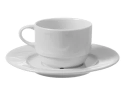 Soucoupe pour tasse à café et cappuccino 149 mm - Lot de 12 - Hendi