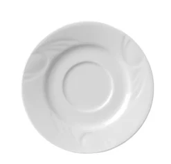 Soucoupe pour tasse à expresso décorée Ø 125 mm - Lot de 12 - Hendi