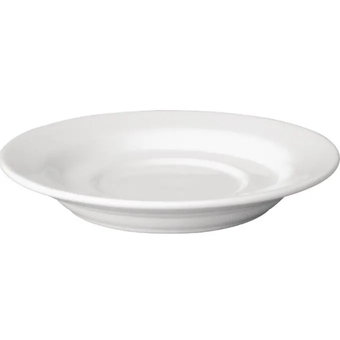 Soucoupe pour Tasses 228ml et 340ml Blanche Lot de 12 Olympia
