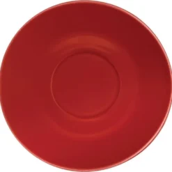 Soucoupe pour Tasses 228ml Rouge Lot de 12 Olympia