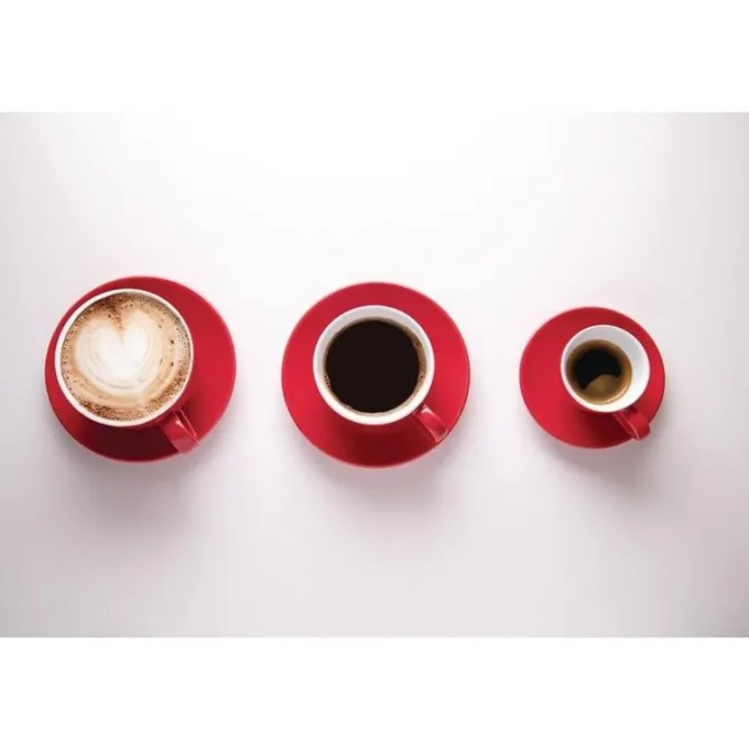 Soucoupe pour Tasses 228ml Rouge Lot de 12 Olympia