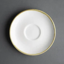 Soucoupes Couleur Craie pour Tasses à Expresso Kiln 140mm - Lot de 6 - Olympia