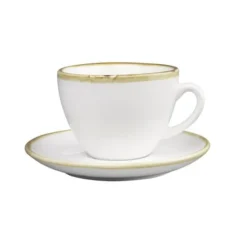 Soucoupes Couleur Craie pour Tasses à Expresso Kiln 140mm - Lot de 6 - Olympia