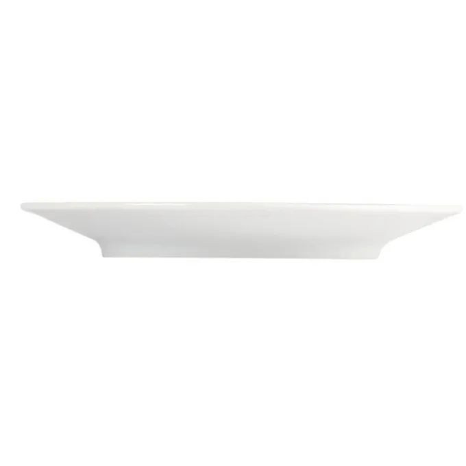 Soucoupes Élégantes pour Tasses CD735 Whiteware Lot de 12 Olympia