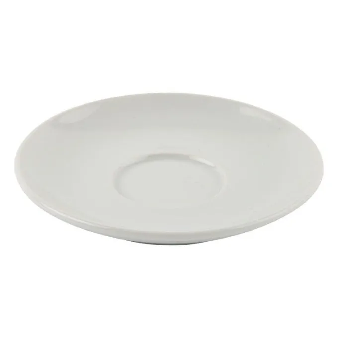 Soucoupes Élégantes pour Tasses CD735 Whiteware Lot de 12 Olympia