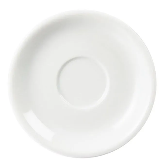 Soucoupes pour tasses à cappuccino blanches Olympia - Lot de 12