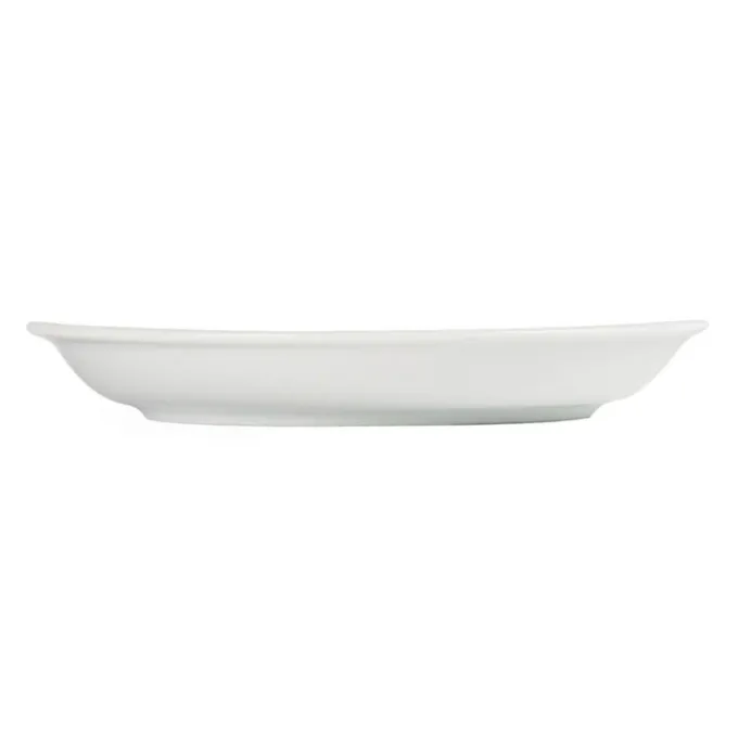 Soucoupes pour tasses à cappuccino blanches Olympia - Lot de 12