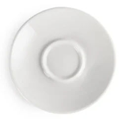 Soucoupes pour tasses à expresso blanches 120mm Olympia - Lot de 12