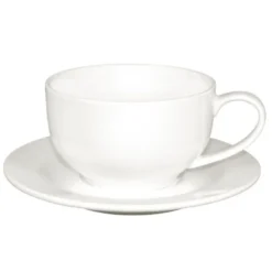 Soucoupes Rondes en Porcelaine Fine 156 mm - Lot de 6 - Lumina