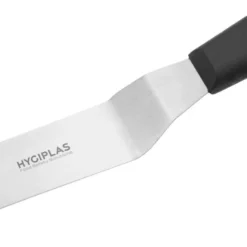 Spatule Professionnelle Noire Lame Coudée 190 mm - Hygiplas