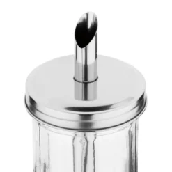 Sucrier Doseur Professionnel en Inox et Verre - Bec de 19 mm - Olympia