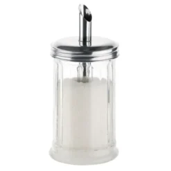 Sucrier Doseur Professionnel en Inox et Verre - Bec de 19 mm - Olympia