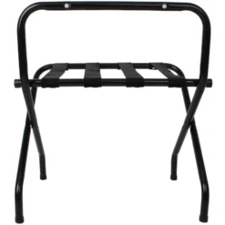 Support à Bagages Pliant Noir - Bolero
