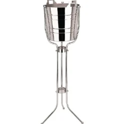 Support de seau à champagne professionnel en inox poli - Olympia