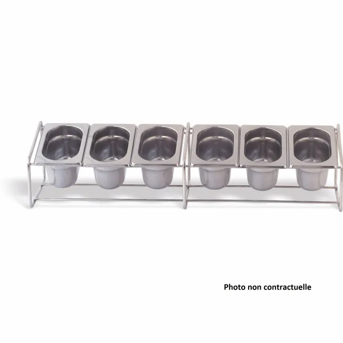 Support Inox pour Bacs GN - Pujadas