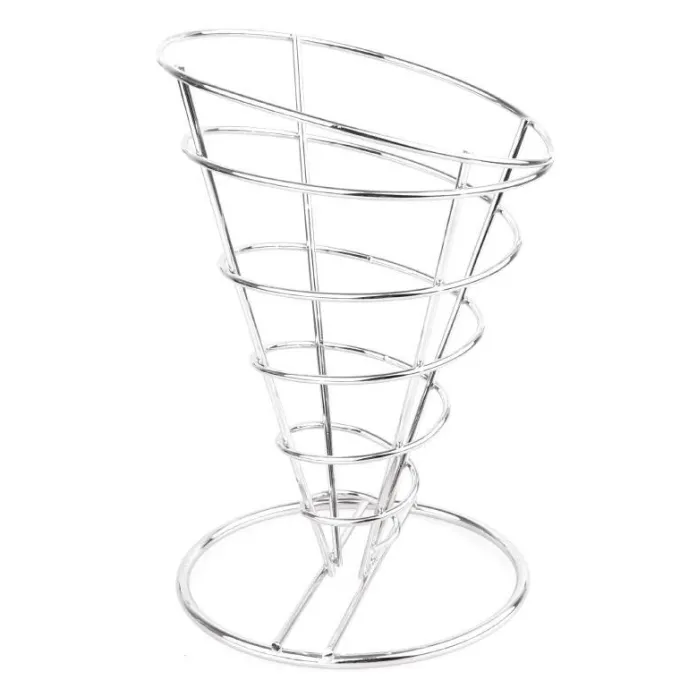 Support inox pour frites H 200 mm - Olympia