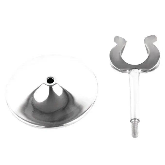 Support inox pour numéro de table - Olympia - 100 mm