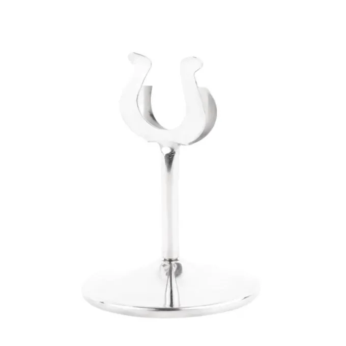 Support inox pour numéro de table - Olympia - 100 mm