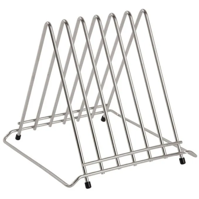Support Inox pour 6 Planches à Découper de 30 mm - Hygiplas