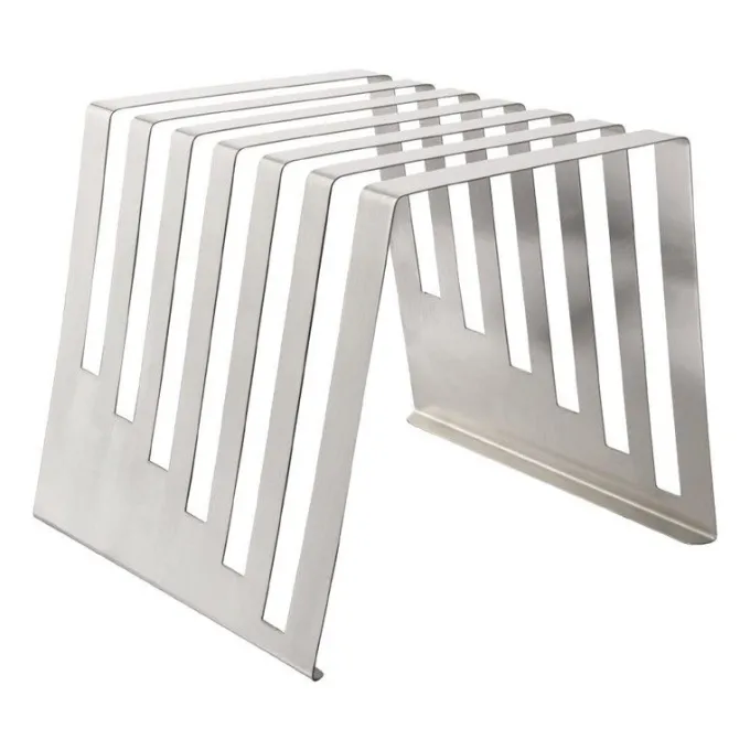 Support inox simple pour 6 planches à découper de 15 mm - Hygiplas