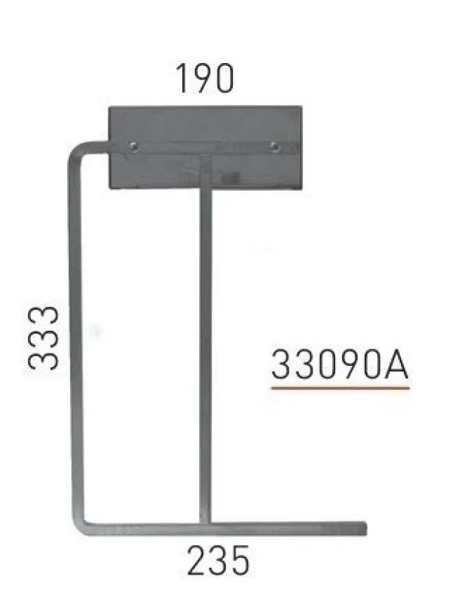 Support pour Rampes Chauffantes X2 - Sofraca