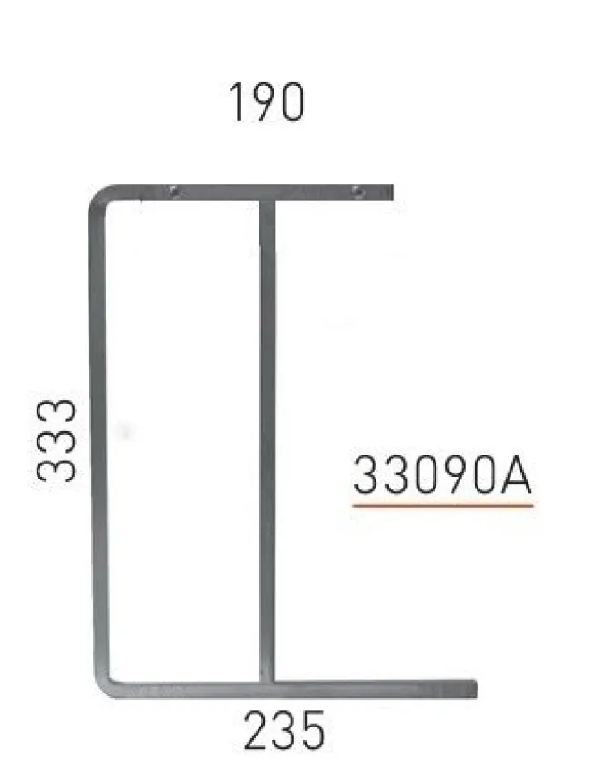 Support pour Rampes Chauffantes X2 - Sofraca