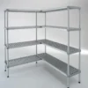 Système de Rayonnage à Etagères pour Chambre Froide Professionnelle 2100 x 1800 mm - Tefcold