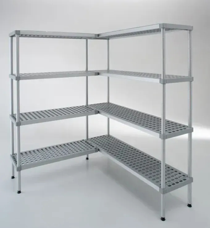 Système de Rayonnage à Etagères pour Chambre Froide Professionnelle 2100 x 1800 mm - Tefcold