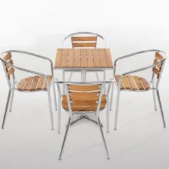 Table Carrée en Bois de Frêne Ø600mm - Bolero