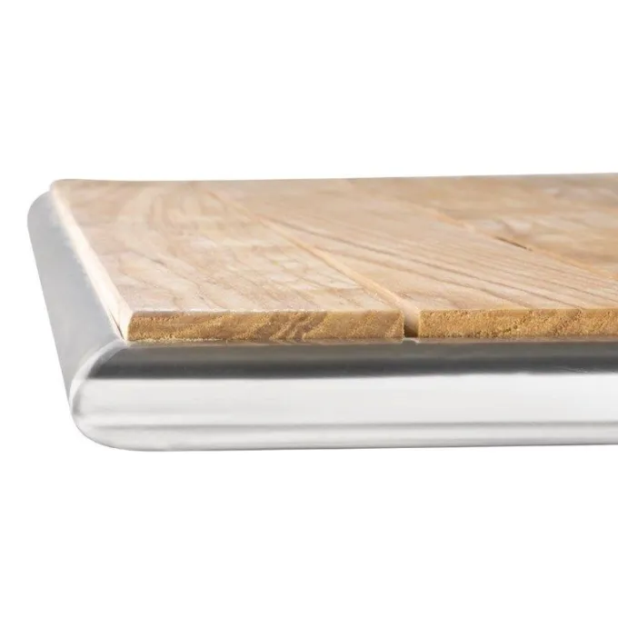 Table Carrée en Bois de Frêne Ø600mm - Bolero