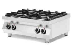 Table de cuisson à gaz Kitchen Line 4 feux 19kW 800x700x(H)310 mm - Hendi