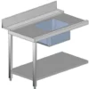 Table d'Entrée Gauche avec Evier 120 cm - AFI Collin Lucy