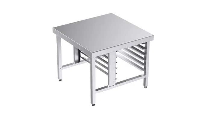 Table de Support pour Four avec 6 glissières Capacité 600 x 400 mm - Distform