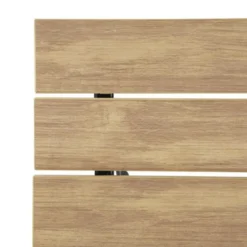 Table de Terrasse Carrée Effet Bois - Bolero