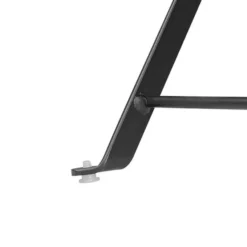 Table de Terrasse Noire en Acier Carrée 600 mm - Bolero