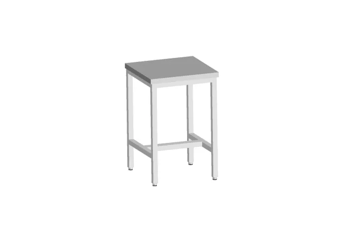Table Inox Soudée Centrale 600X600X850 MM - L2G - STC66