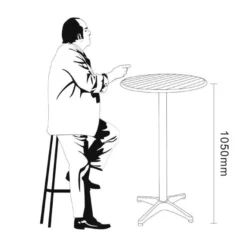 Table Mange Debout Ronde 600 mm - Bolero