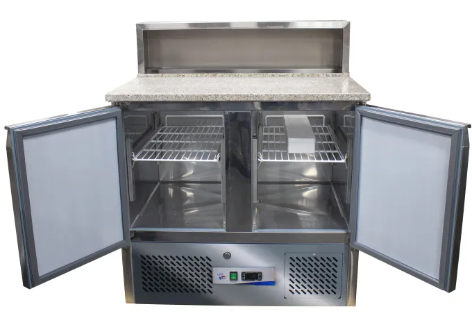 Table à Pizza dessus Granit +2/+8°C Gaz R600A - L2G - PS900