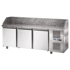 Table à Pizza 3 Portes - Dessus Granit - 315 L - Sofraca