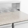 Table Pizza Réfrigérée 2 portes 5 GN 1/6 - Combisteel