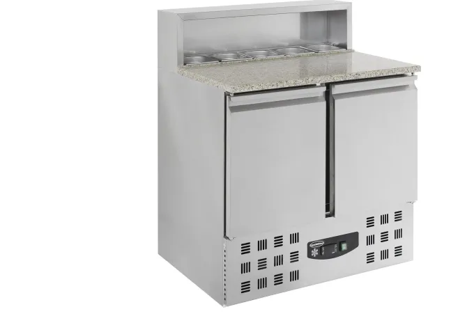 Table Pizza Réfrigérée 2 portes 5 GN 1/6 - Combisteel