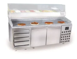Table Pizza Réfrigérée 2 portes 5 tiroirs Série 800 - Combisteel