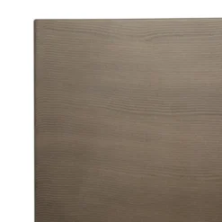 Table Plateau Aluminium Effet Bois Noir - Bolero