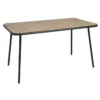 Table Rectangulaire Effet Bois - 1400mm - Bolero