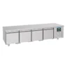 Table réfrigérée GN 1/1 positive 700 - 4 portes - Combisteel