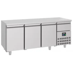Table réfrigérée GN 1/1 sans dosseret - 3 portes - Combisteel