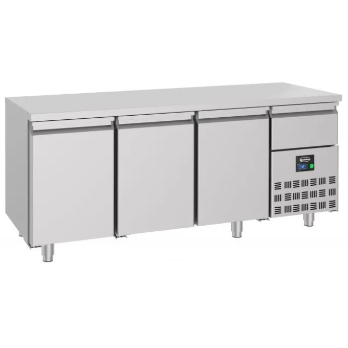 Table réfrigérée GN 1/1 sans dosseret - 3 portes - Combisteel