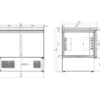 Table Réfrigérée Négative Compacte - 2 portes - Combisteel