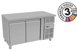 Table Réfrigérée Négative GN 1/1 2 Portes avec Groupe Logé - Nosem